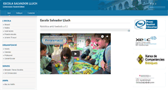 Desktop Screenshot of escolasalvadorlluch.cat